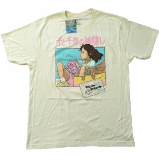 ジブリ(ジブリ)の千と千尋の神隠し　Tシャツ　XL　クリーム色　ジブリ　アニメT　ムービーT *(Tシャツ/カットソー(半袖/袖なし))