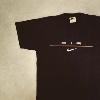 ナイキ(NIKE)の【Nike】00s ナイキブラックTシャツ　Sサイズ　AIR センターロゴ(Tシャツ/カットソー(半袖/袖なし))