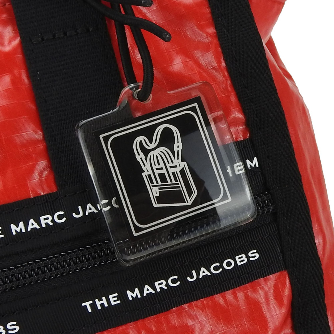 MARC JACOBS(マークジェイコブス)の【中古】 マークジェイコブス トートバッグ ミニトート M0015300 THE RIPSTOP ナイロン レッド ブラック 2WAY ショルダーバッグ レディース 女性 MARC JACOBS レディースのバッグ(トートバッグ)の商品写真