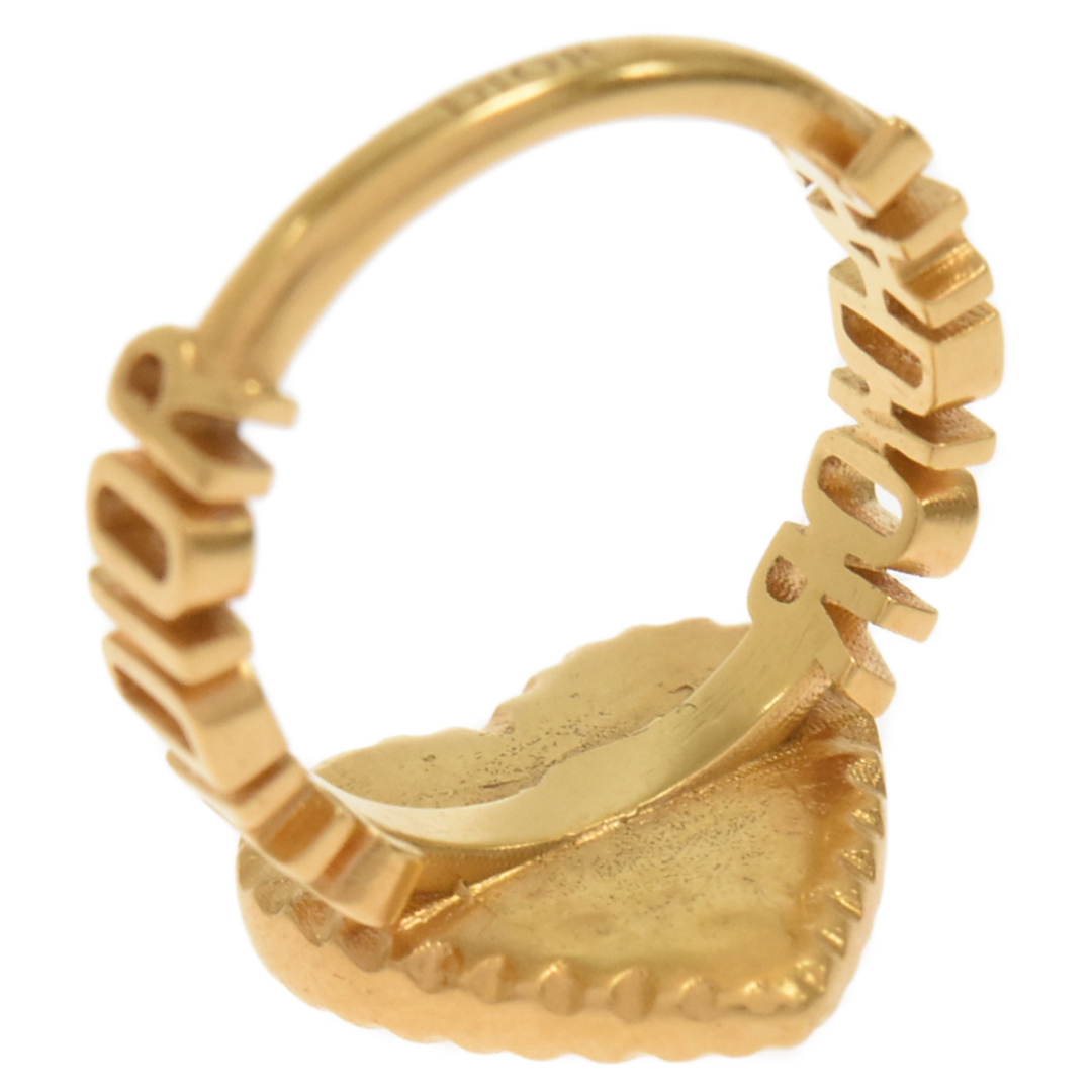 Dior(ディオール)のDIOR ディオール JADIOR ラインストーン ハート リング ゴールド レディースのアクセサリー(リング(指輪))の商品写真