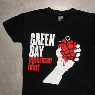 【GREEN DAY】グリーンデイ　アメリカン・イディオット　ブラックTシャツ(Tシャツ/カットソー(半袖/袖なし))
