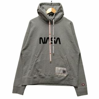 ミハラヤスヒロ(MIHARAYASUHIRO)のMaison MIHARA YASUHIRO メゾン ミハラヤスヒロ 24SS 品番 NT4304N NASA Printed Hoodie スウェットパーカー サイズ 44 正規品 / 34309(パーカー)