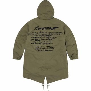 Supreme - Supreme Futura fishtail Parka M オリーブ