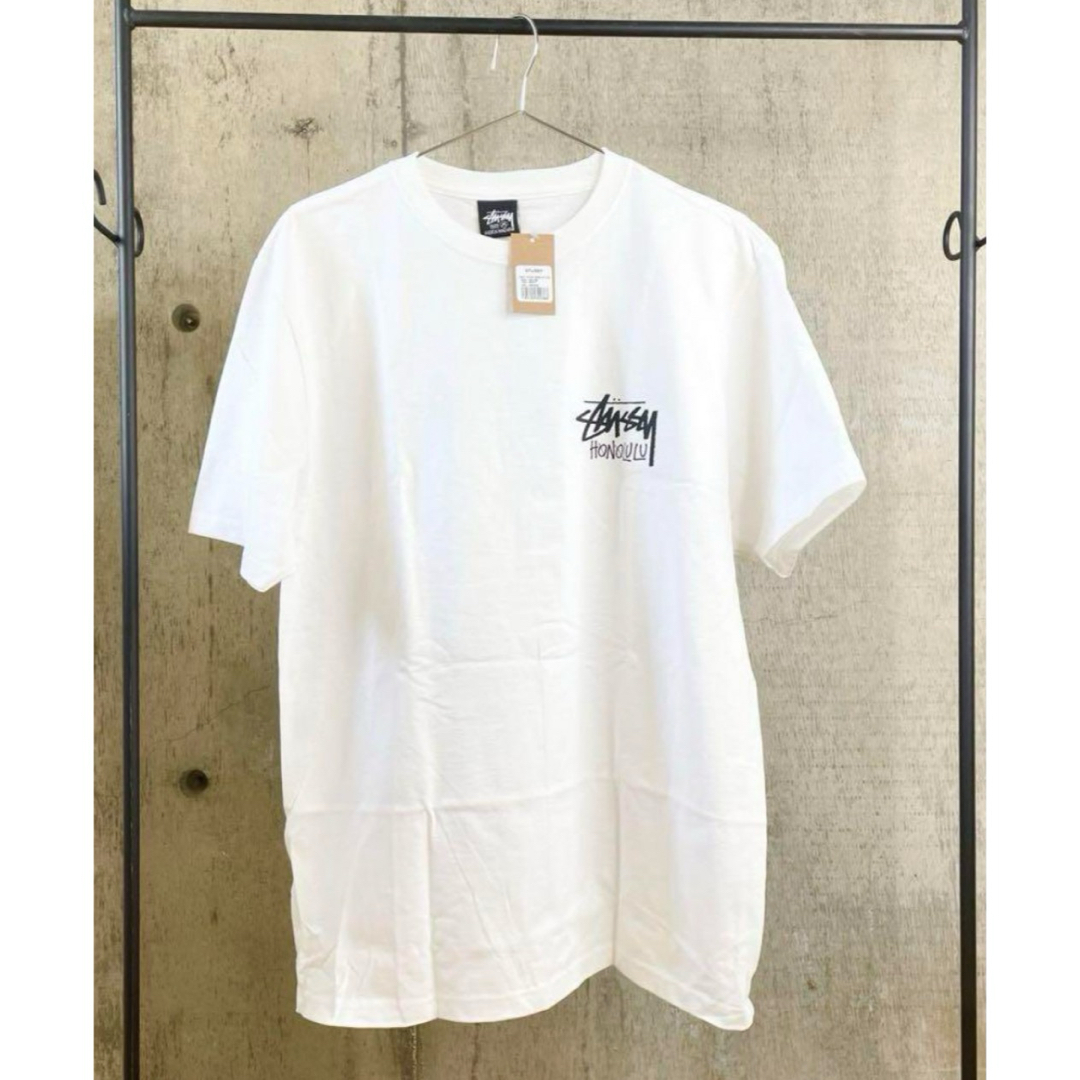 STUSSY(ステューシー)の【限定、早い者勝ち!】STUSSY ホノルル　Mサイズ　Tシャツ メンズのトップス(Tシャツ/カットソー(半袖/袖なし))の商品写真