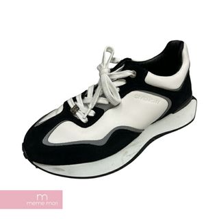 GIVENCHY - GIVENCHY GIV Runner Sneakers ジバンシィ ランナースニーカー ローカット ロゴストラップ ホワイト×ブラック サイズ40【240516】【中古-B】【me04】