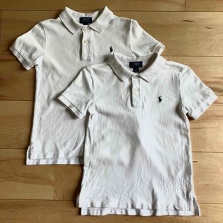 ポロラルフローレン(POLO RALPH LAUREN)のラルフローレン　ポロシャツ　半袖　白　115(Tシャツ/カットソー)