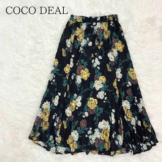 COCO DEAL - COCODEAL ココディール ヴィンテージフラワープリーツスカート