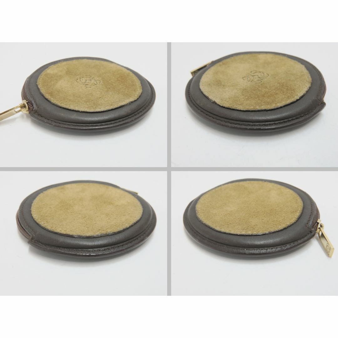 LOEWE(ロエベ)のロエベ　ヌバック　円形コインケース　スペイン製　LOEWE　18683929 レディースのファッション小物(コインケース)の商品写真