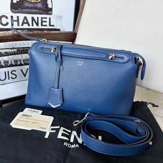 フェンディ(FENDI)のFENDI バイザウェイ　ミディアム　ネイビー　ブルー　ショルダーバッグ　ハンド(ショルダーバッグ)