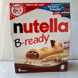 ヌテラ　ステック　イタリア　nutella B-ready チョコ菓子　6本(菓子/デザート)