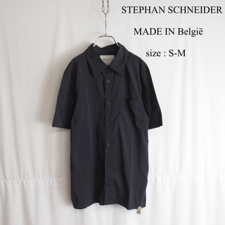 STEPHAN SCHNEIDER - STEPHAN SCHNEIDER 半袖 ナイロン シャツ ベルギー製 4