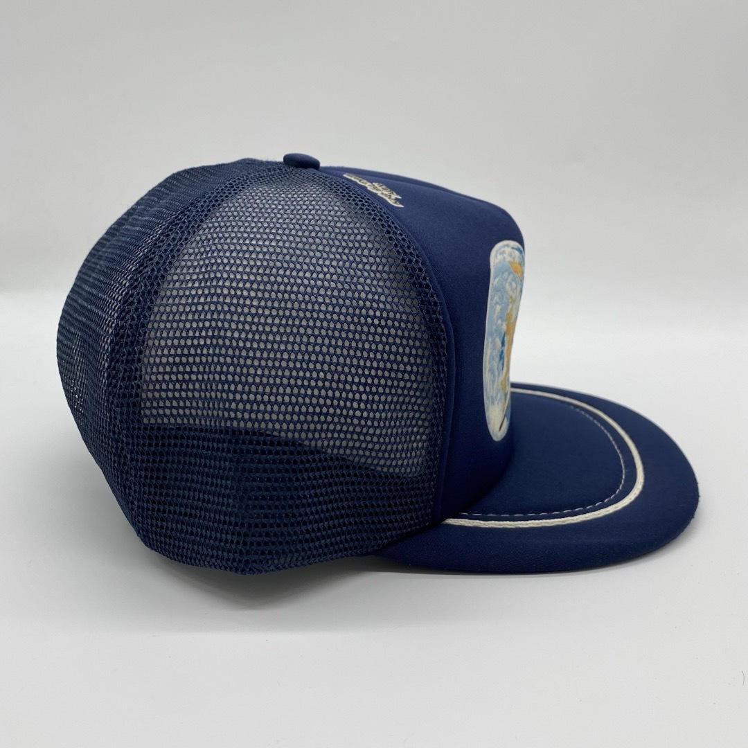 VINTAGE(ヴィンテージ)の90s　ヴィンテージ　NASAケネディ宇宙センター　プリント　トラッカーキャップ メンズの帽子(キャップ)の商品写真