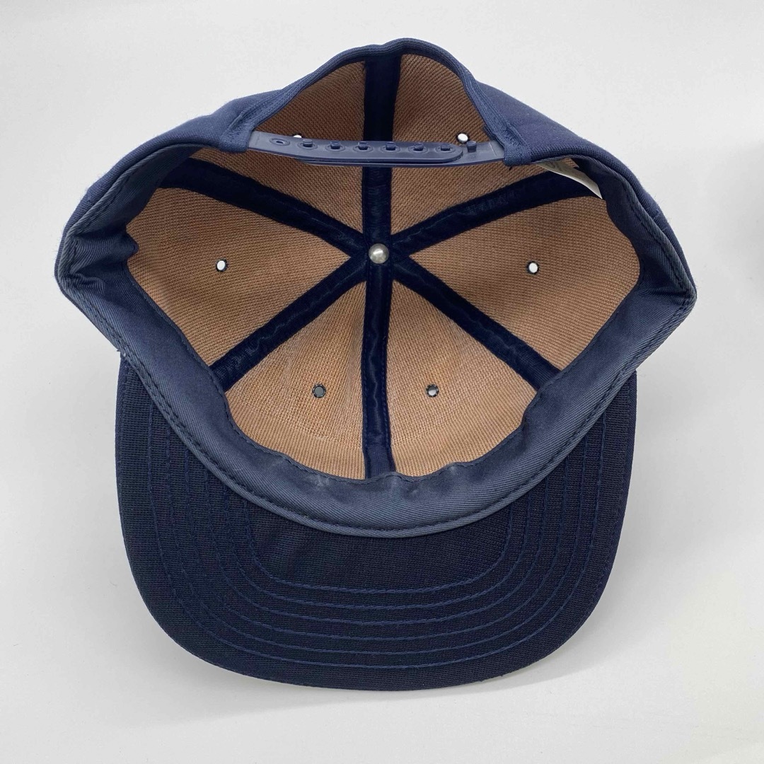 VINTAGE(ヴィンテージ)の90s　ヴィンテージ　USA製　企業物　刺繍ワッペンロゴ　ベースボールキャップ メンズの帽子(キャップ)の商品写真