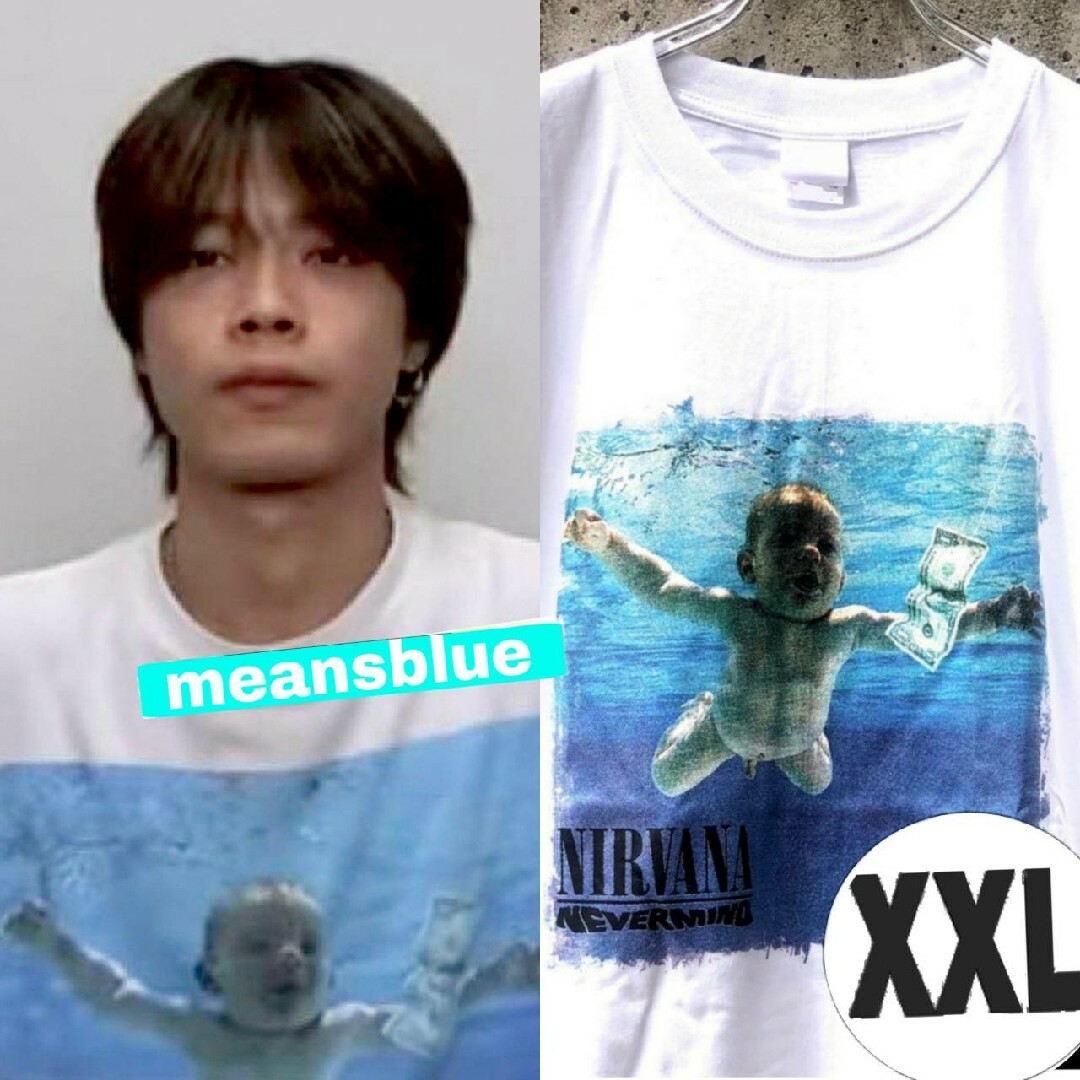 XXL半袖 nirvana NIRVERMIND Tシャツ メンズのトップス(Tシャツ/カットソー(半袖/袖なし))の商品写真