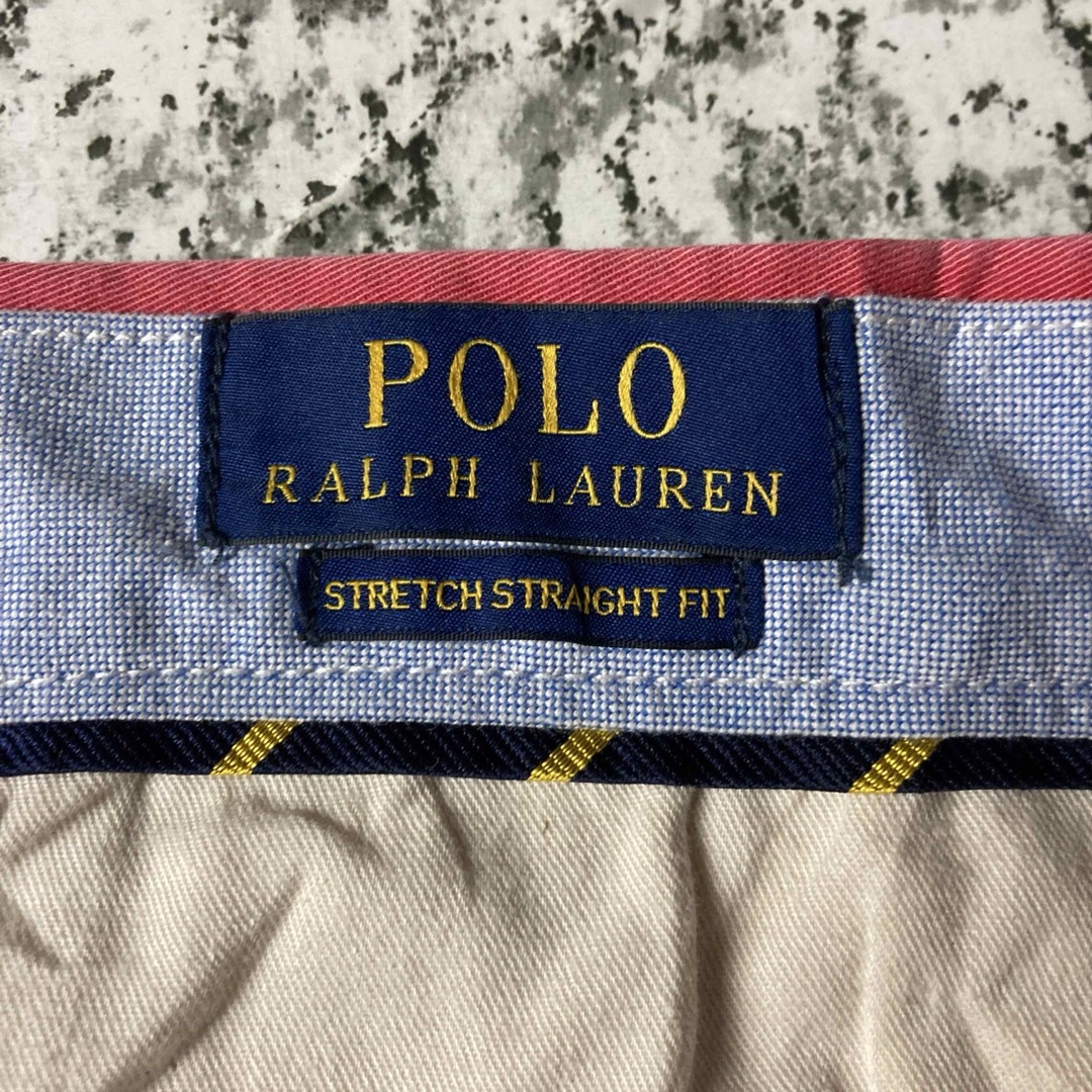 POLO RALPH LAUREN(ポロラルフローレン)の【90sオールド】ラルフローレン　激レアカラーストレートチノパン　W34L34 メンズのパンツ(チノパン)の商品写真