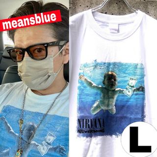 Ｌ半袖 nirvana NIRVERMIND Tシャツ(Tシャツ/カットソー(半袖/袖なし))