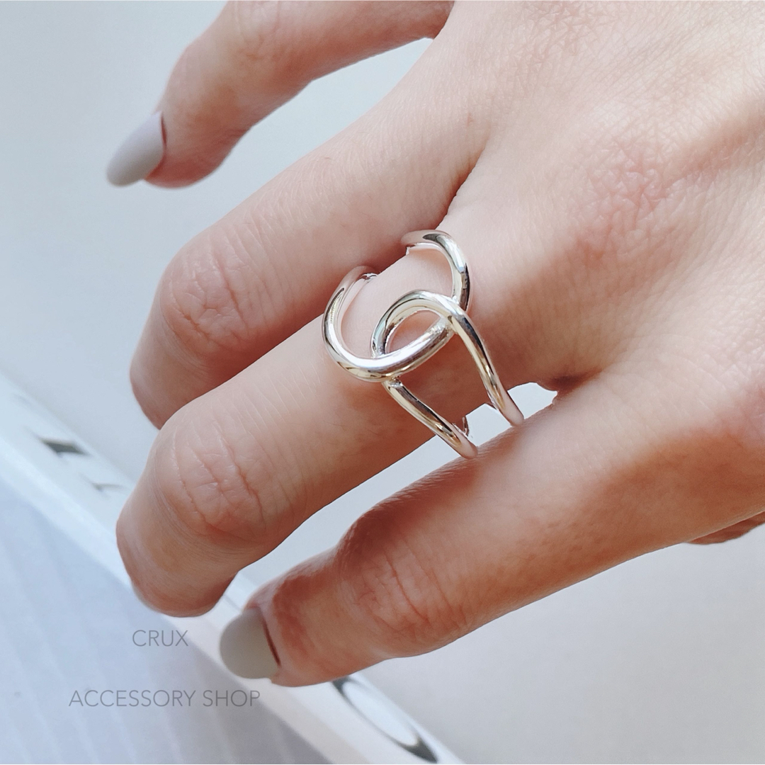 [sv925]R39 knot ring レディースのアクセサリー(リング(指輪))の商品写真