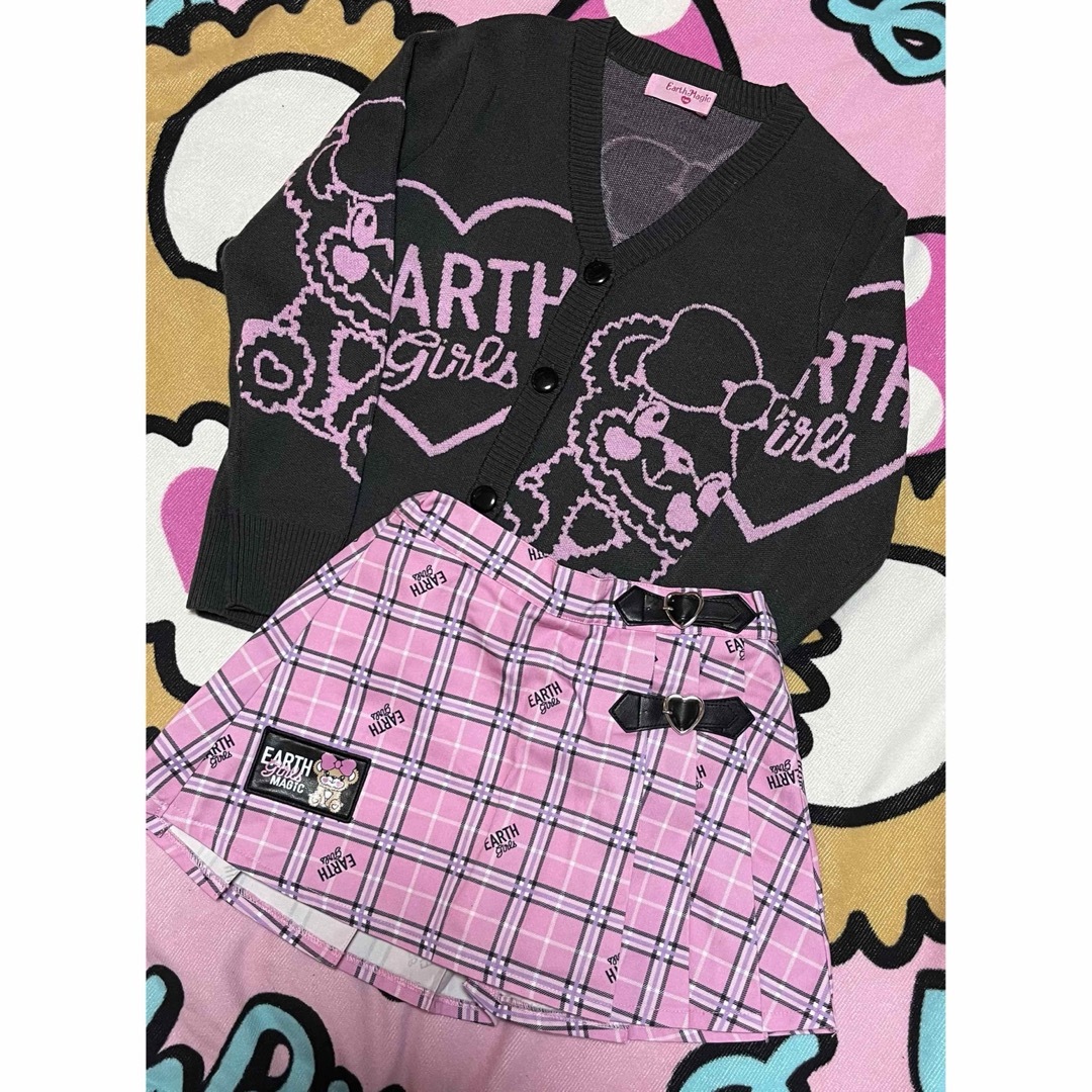 EARTHMAGIC(アースマジック)の㉚アースマジックセット140.130🍒 キッズ/ベビー/マタニティのキッズ服女の子用(90cm~)(ジャケット/上着)の商品写真