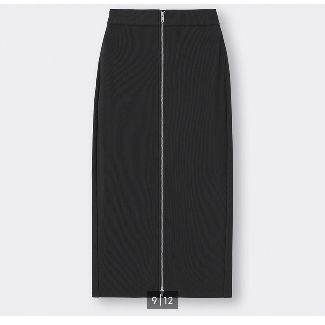 GU(ジーユー)の新品フロントジップナローロングスカート　XS レディースのスカート(ロングスカート)の商品写真