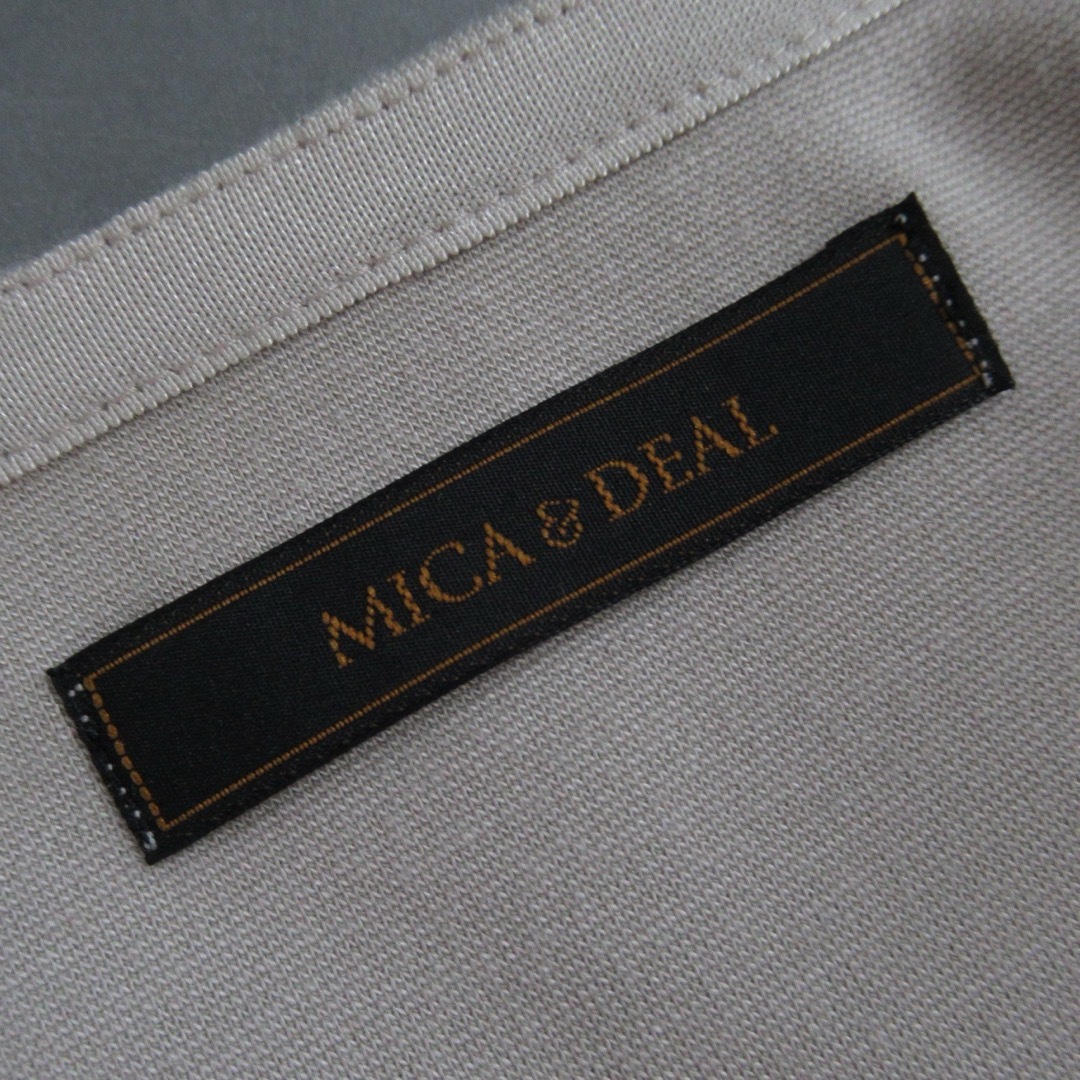 MICA&DEAL(マイカアンドディール)のMICA&DEAL 切り替え デザイン ブラウス カットソー シャツ ジャージー レディースのトップス(シャツ/ブラウス(長袖/七分))の商品写真