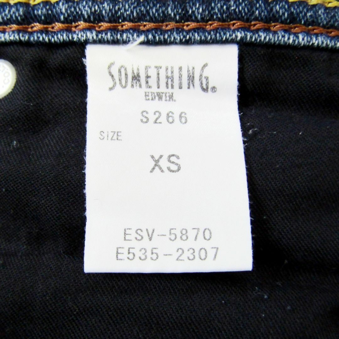 SOMETHING(サムシング)のSOMETHINGサムシングS266▼ストレッチテーパード▼XS▼W約72cm レディースのパンツ(デニム/ジーンズ)の商品写真