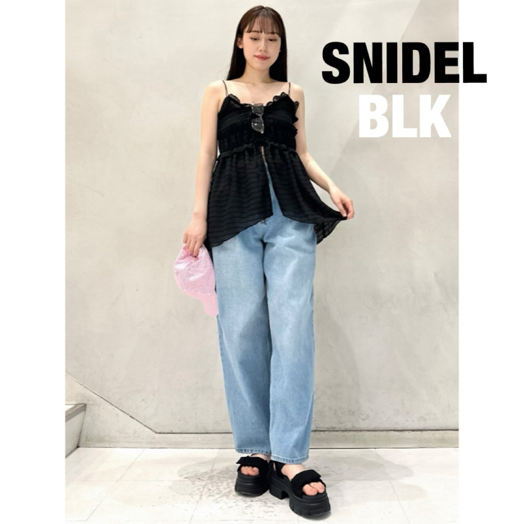 SNIDEL(スナイデル)のスナイデル　snidel ワンピースセットビキニ ブラック　黒★新品 レディースの水着/浴衣(水着)の商品写真