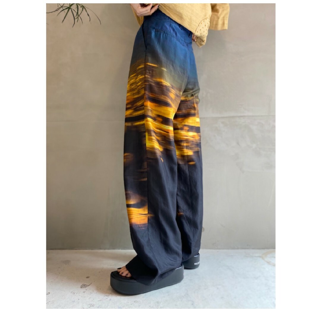 DRIES VAN NOTEN - 未使用 ドリスヴァンノッテン 夕日柄パンツ DRIES VAN NOTEN - 未使用 ドリスヴァンノッテン 夕日柄パンツ