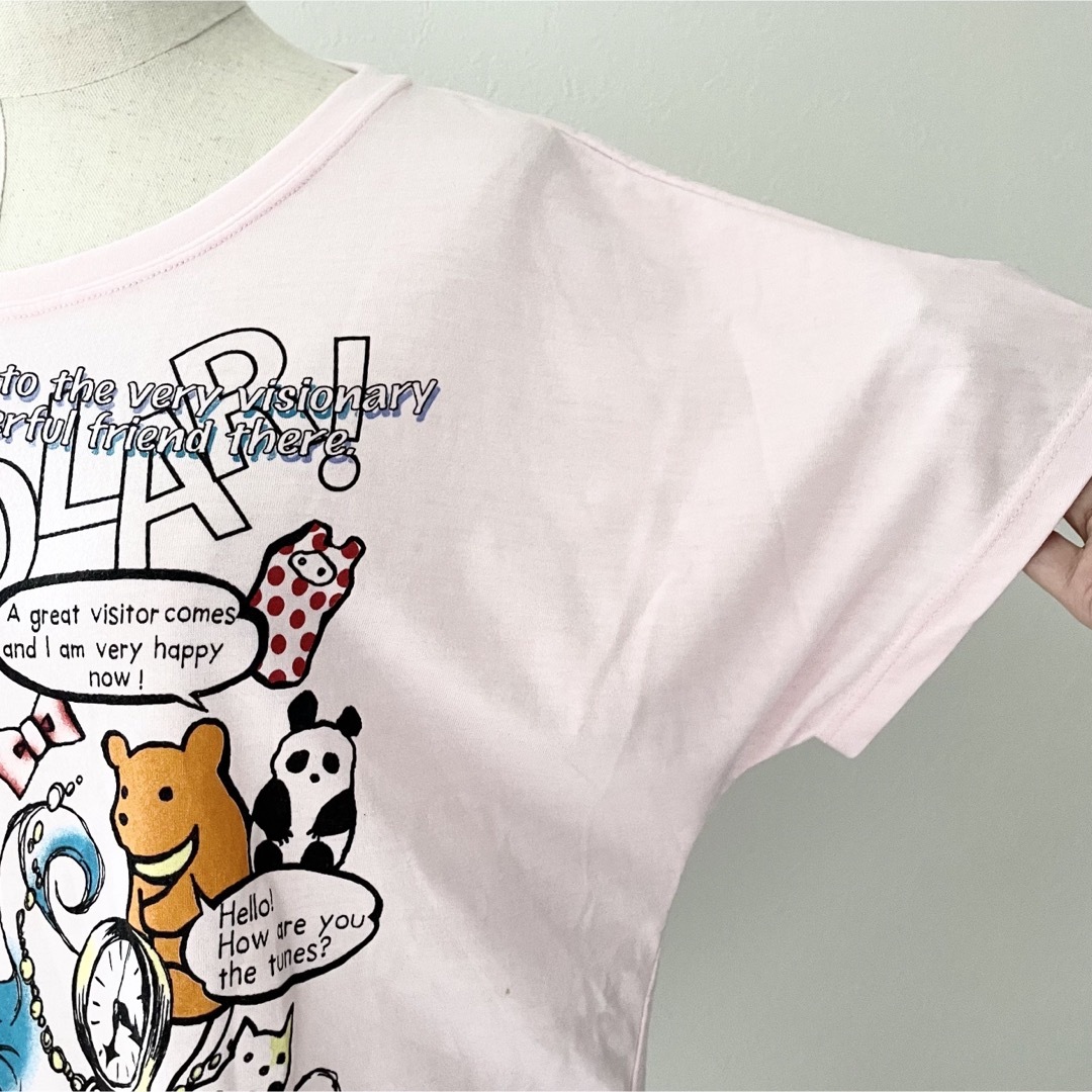 ScoLar(スカラー)のスカラー　アニマル×少女　Ｔシャツ レディースのトップス(Tシャツ(半袖/袖なし))の商品写真
