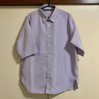★☆Aunt Marie's☆オーバーサイズハーフスリーブシャツ