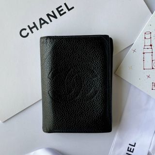 シャネル(CHANEL)のCHANEL シャネル　カードケース　財布　キャビアスキン　コンパクトウォレット(財布)