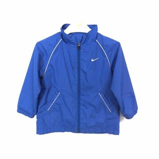 ナイキ(NIKE)のNIKE キッズ 裏フリース ナイロンジャケット 100cm ブルー系 ナイキ(ジャケット/上着)