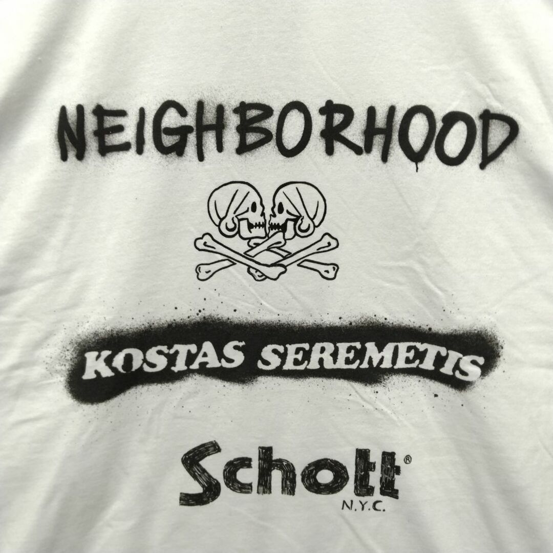 NEIGHBORHOOD(ネイバーフッド)のNEIGHBORHOOD ネイバーフッド × Schott コスタス ロング Tシャツ 長袖 サイズ L 正規品 / 34294 メンズのトップス(Tシャツ/カットソー(七分/長袖))の商品写真