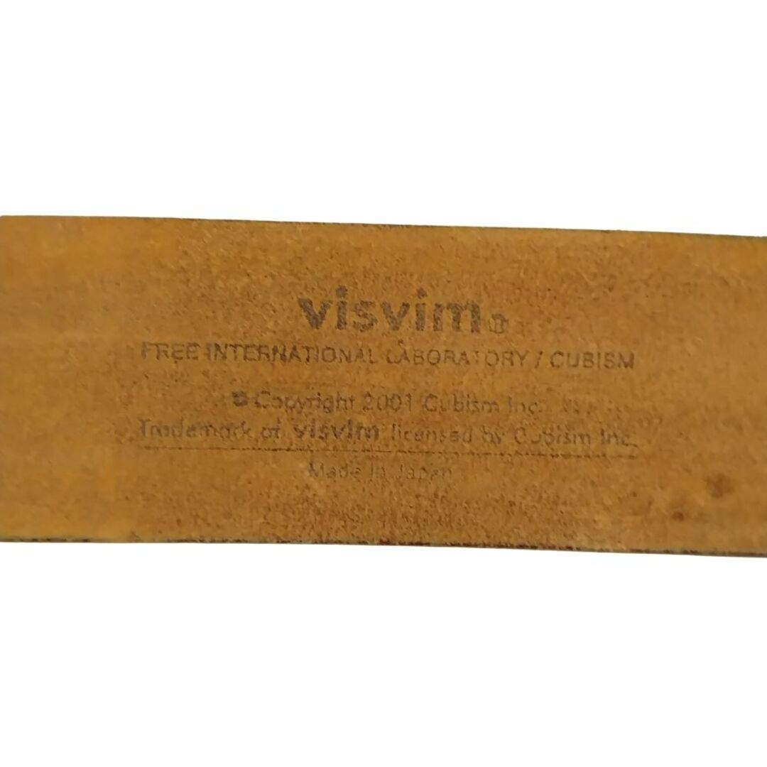 VISVIM(ヴィスヴィム)のVISVIM ビズビム レザー ベルト ブラウン サイズ 34 正規品 / 34297 メンズのファッション小物(ベルト)の商品写真