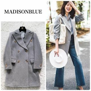 マディソンブルー　WOOL SEMI CHESTER COAT ダブルブレスト