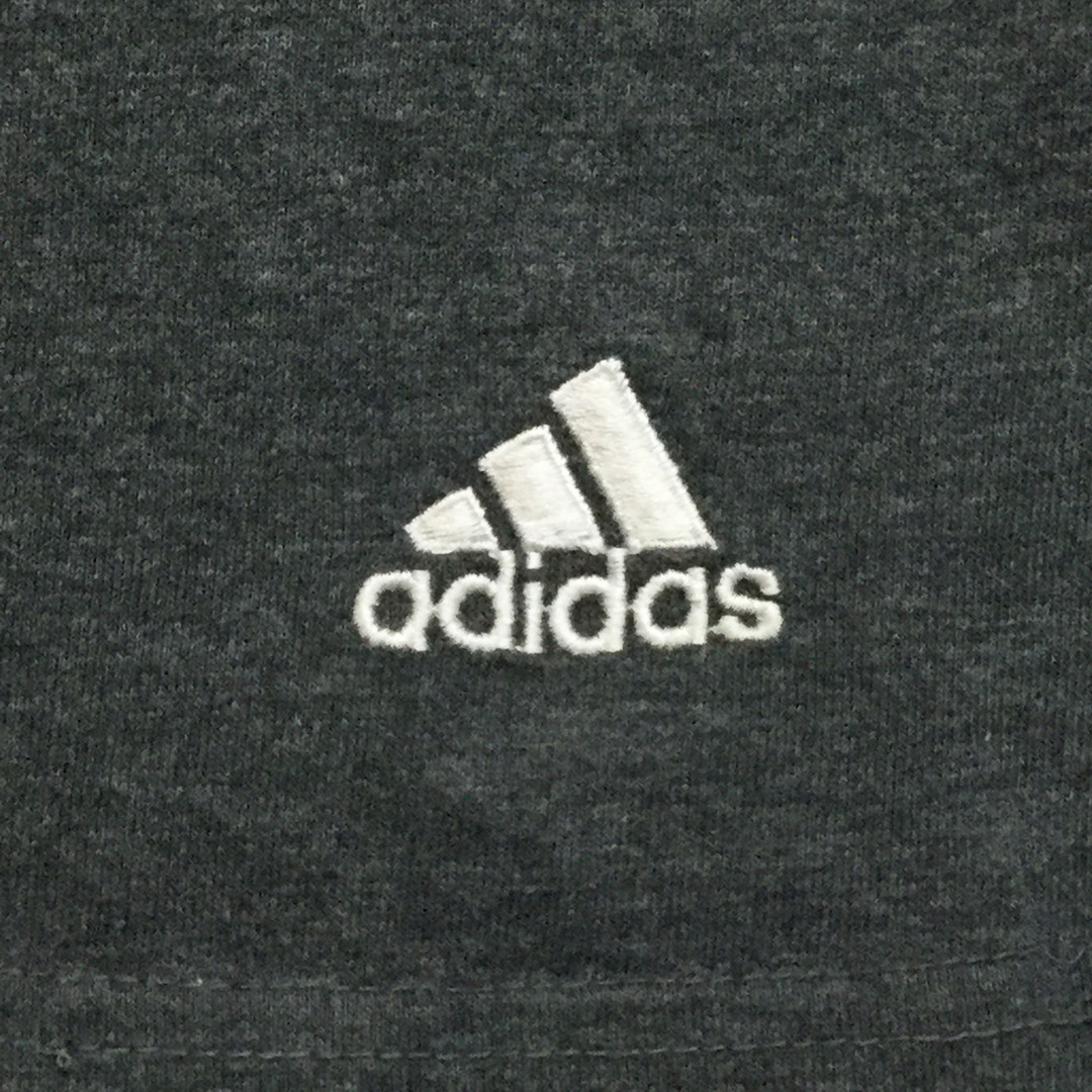 adidas(アディダス)の【アディダス NBA 半袖ビッグロゴTシャツ】USA古着 リンガーT L グレー メンズのトップス(Tシャツ/カットソー(半袖/袖なし))の商品写真