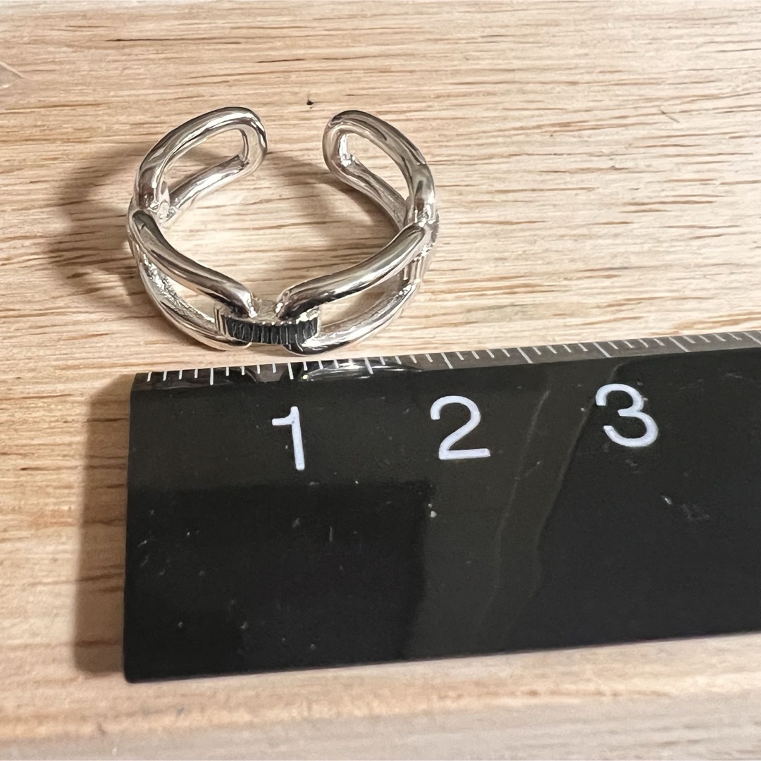 シルバーリング 925 銀 アンカー 4リンク 碇 ボヘミアン 韓国 指輪③b メンズのアクセサリー(リング(指輪))の商品写真