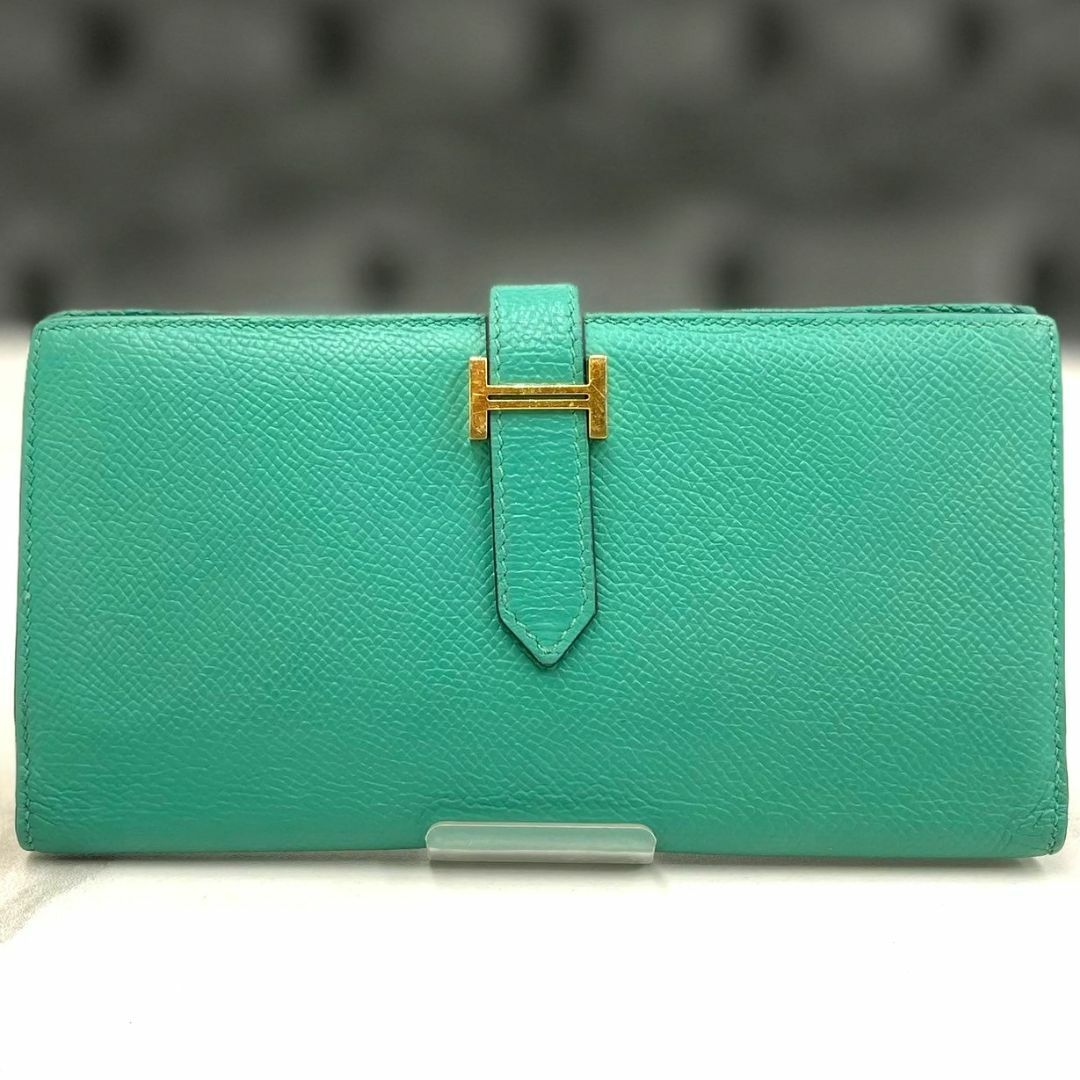 HERMES - 美品☆ エルメス ベアンスフレ エプソン ヴェールヴェ HERMES - 美品☆ エルメス ベアンスフレ エプソン ヴェールヴェ
