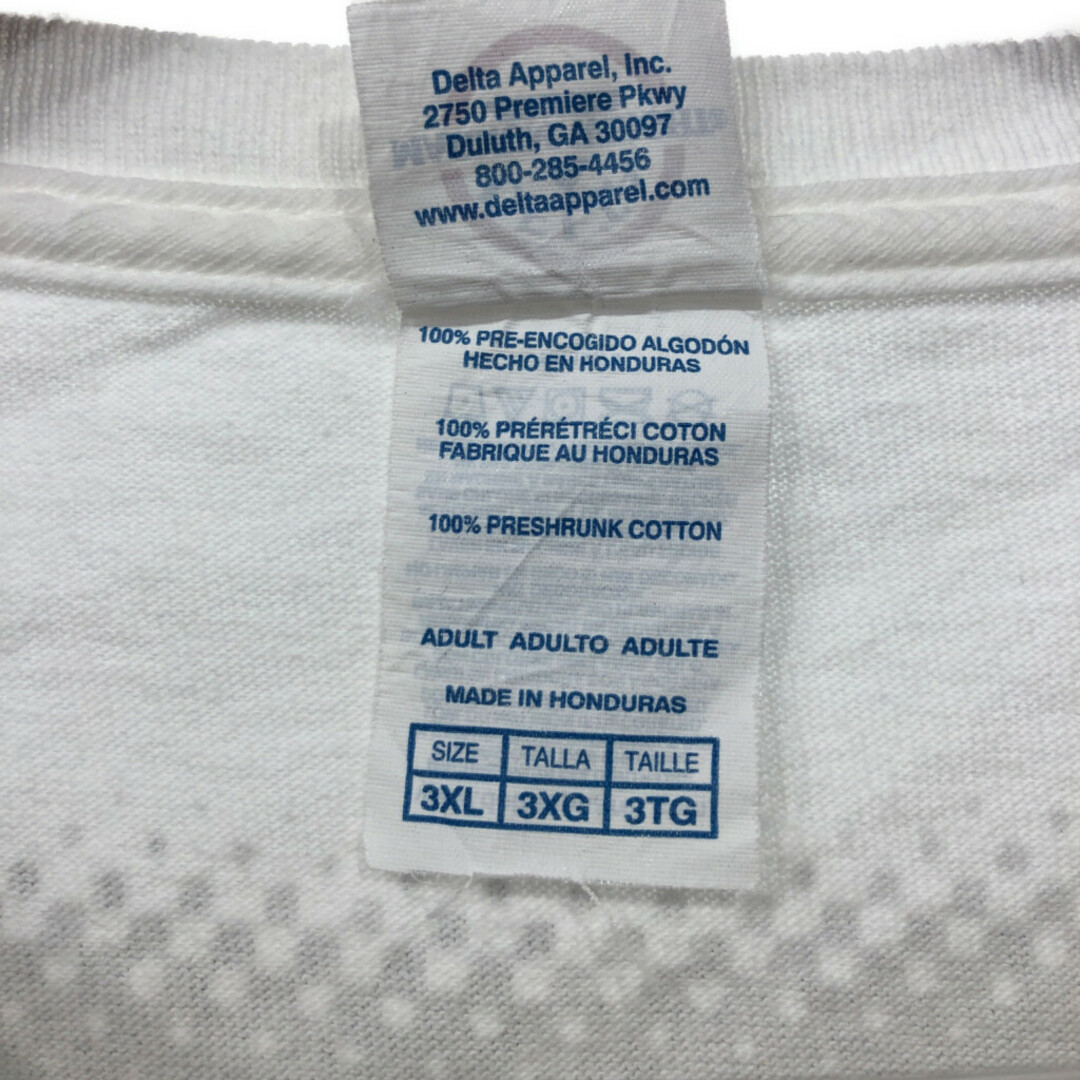 DUCK COMMANDER レーシング 半袖Ｔシャツ 大きいサイズ ホワイト (メンズ 3XL) 中古 古着 Q7103 メンズのトップス(Tシャツ/カットソー(半袖/袖なし))の商品写真