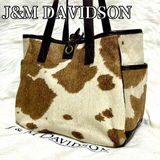 ジェイアンドエムデヴィッドソン(J&M DAVIDSON)のJ&M DAVIDSONジェイアンドエムデヴィッドソン ハンドバッグ　ハラコ×革(ハンドバッグ)