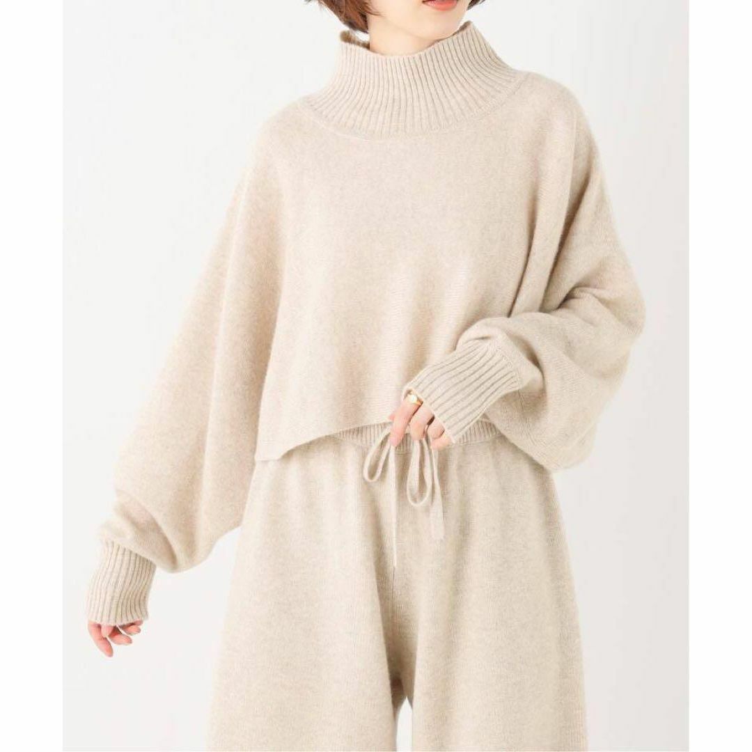 ADAWAS(アダワス)のほぼ新品未使用✨ADAWAS アダワズ　セットアップ　カシミヤ100%　22AW レディースのトップス(ニット/セーター)の商品写真