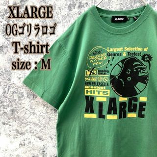 XLARGE - IT154 大人気US古着エクストララージシンボルOGゴリラデカロゴTシャツ美品