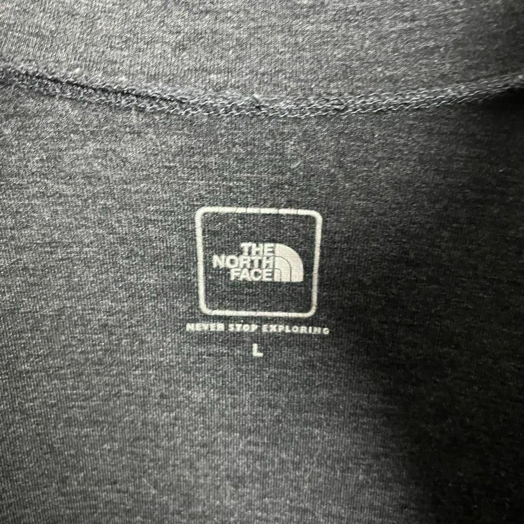 THE NORTH FACE(ザノースフェイス)の【希少デザイン】ノースフェイス☆切り返しワンポイントロゴフリースジャケット L メンズのジャケット/アウター(その他)の商品写真