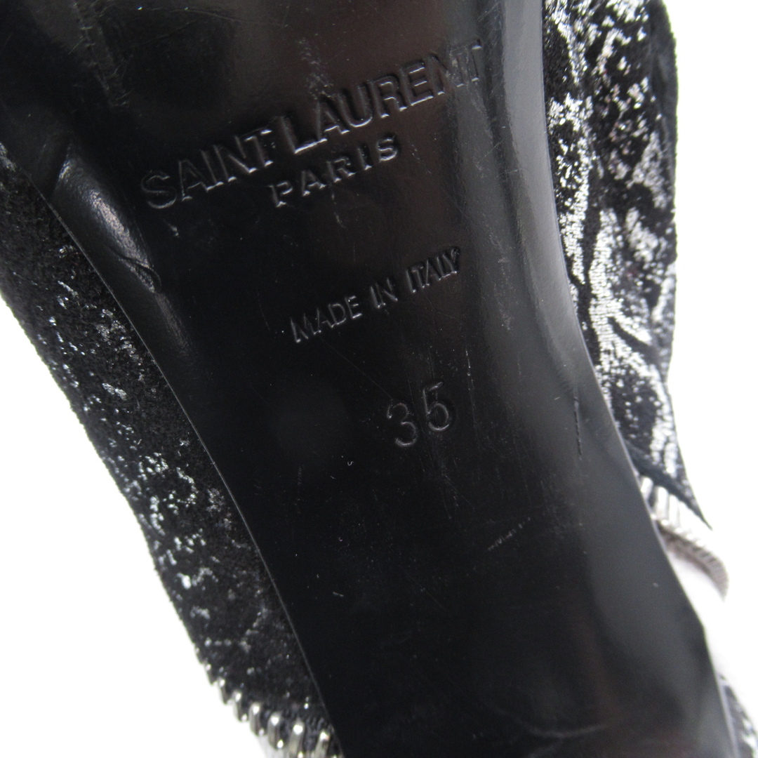 Saint Laurent(サンローラン)のサンローラン ヒールショートブーツ パイソン柄 ブーツ レディースの靴/シューズ(ブーツ)の商品写真