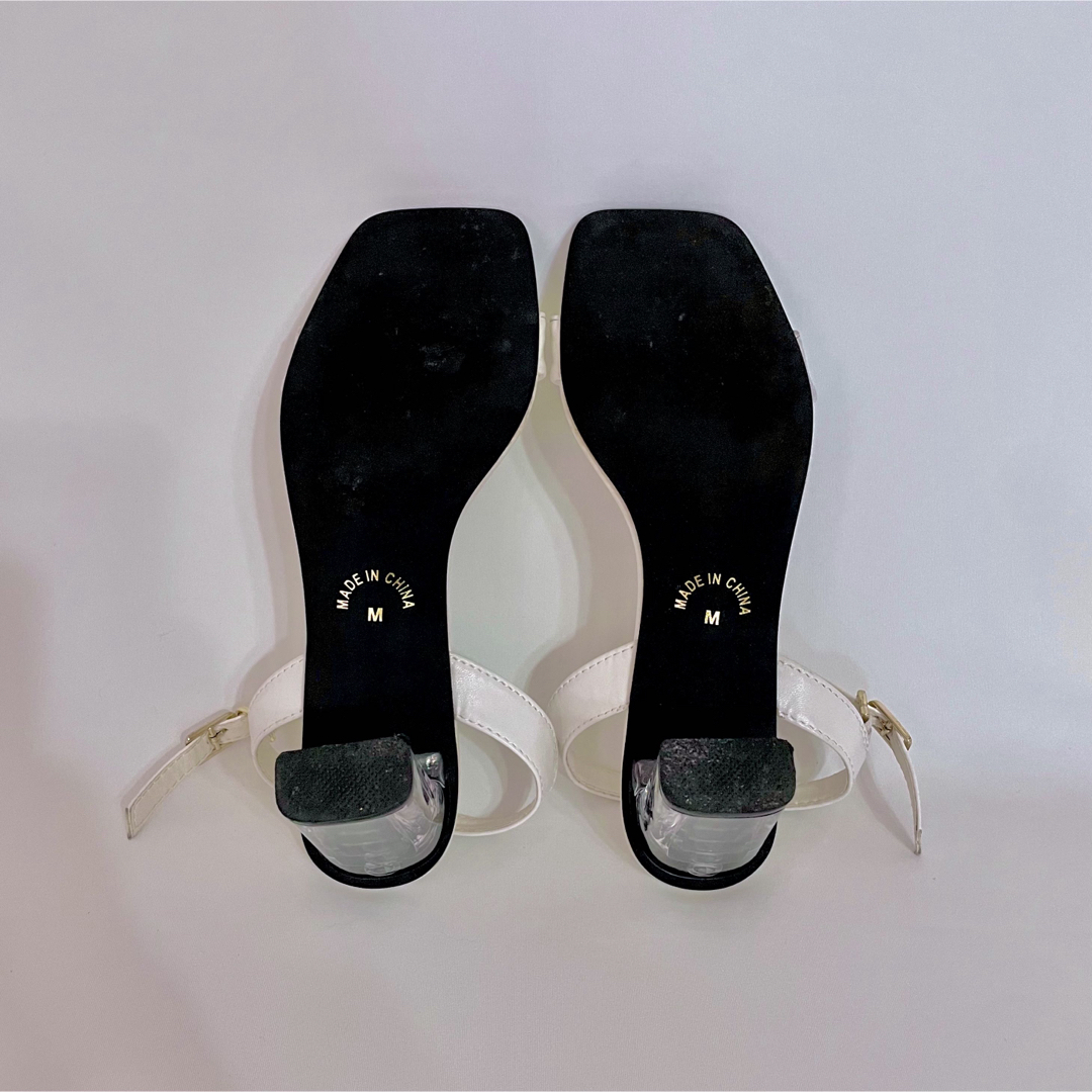 PARFUM クリアヒールストラップサンダル レディースの靴/シューズ(サンダル)の商品写真