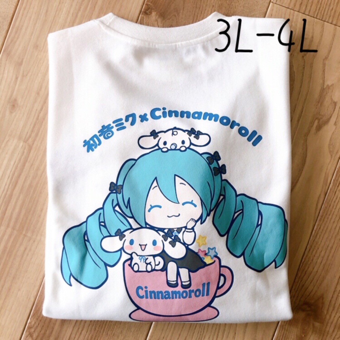 サンリオ　シナモンロール　初音ミク　トレーナー　メンズ　洋服 メンズのトップス(スウェット)の商品写真