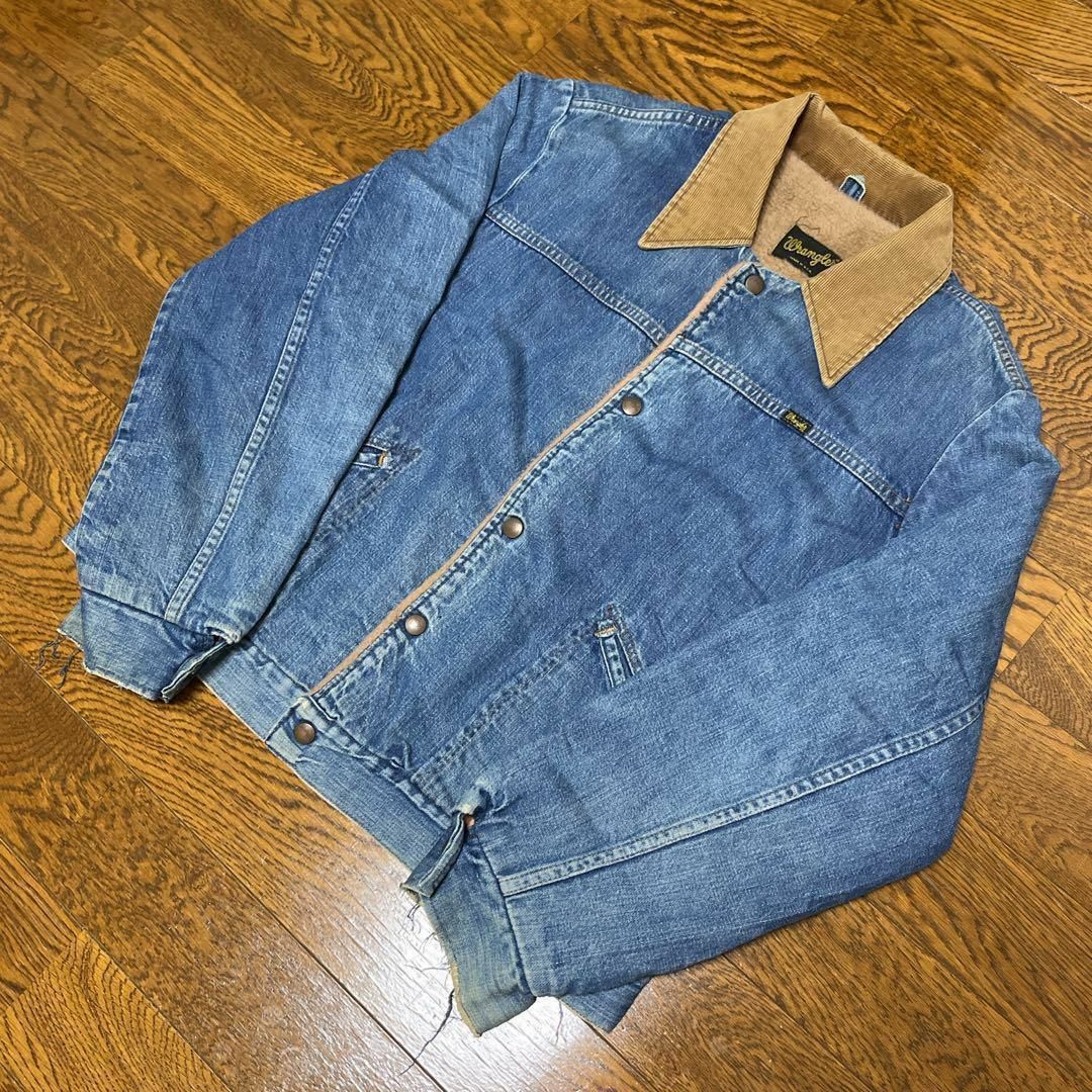 Wrangler(ラングラー)の80s USA製 Wrangler ラングラー Gジャン デニムジャケット メンズのジャケット/アウター(Gジャン/デニムジャケット)の商品写真