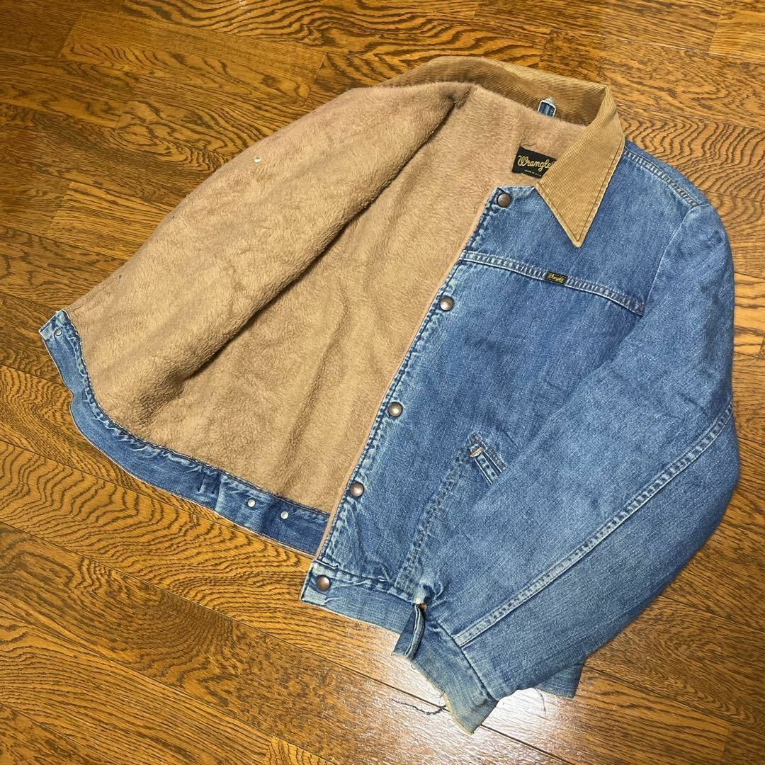 Wrangler(ラングラー)の80s USA製 Wrangler ラングラー Gジャン デニムジャケット メンズのジャケット/アウター(Gジャン/デニムジャケット)の商品写真