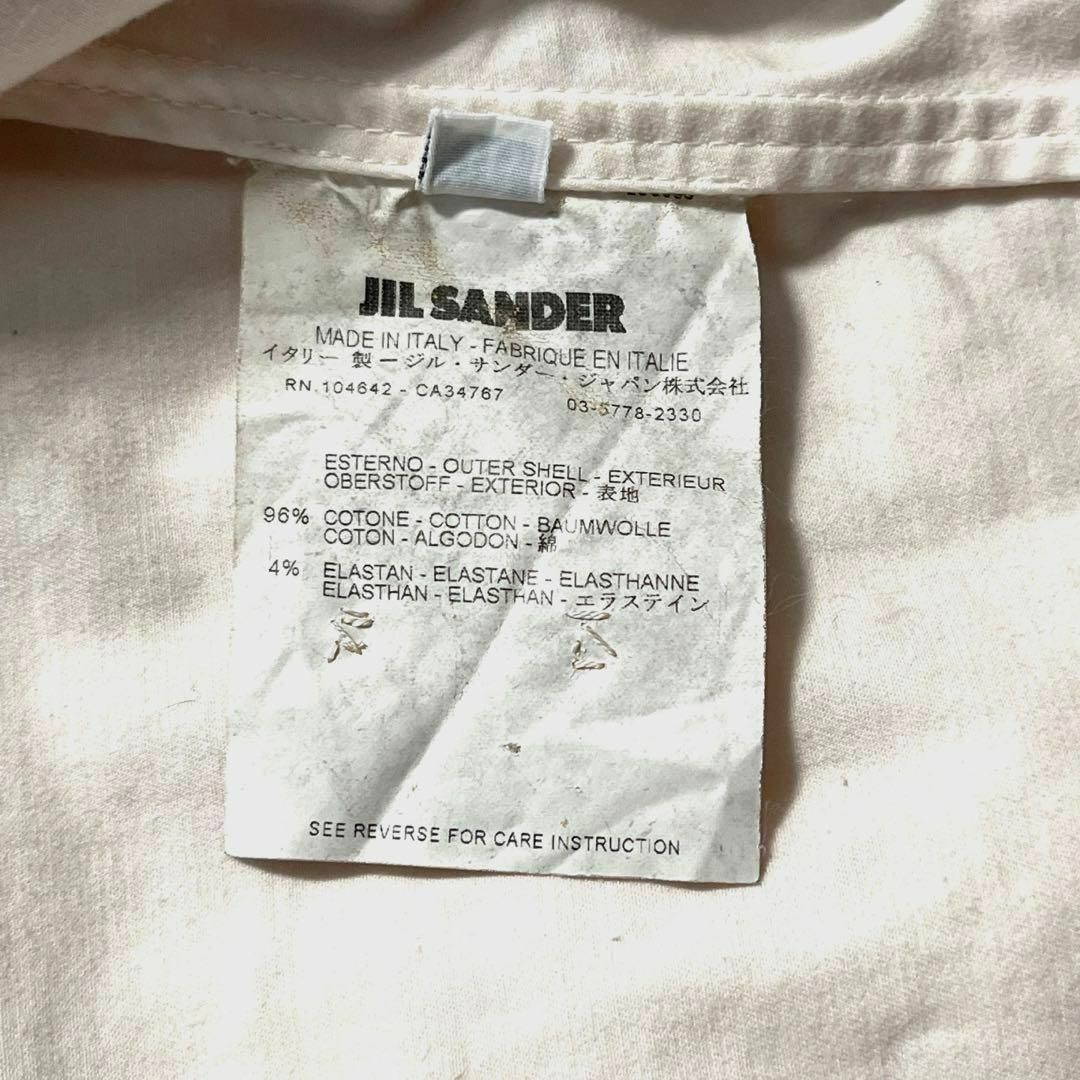 Jil Sander(ジルサンダー)のJIL SANDER コットン シングル 3B テーラードジャケット ぴんく レディースのジャケット/アウター(テーラードジャケット)の商品写真