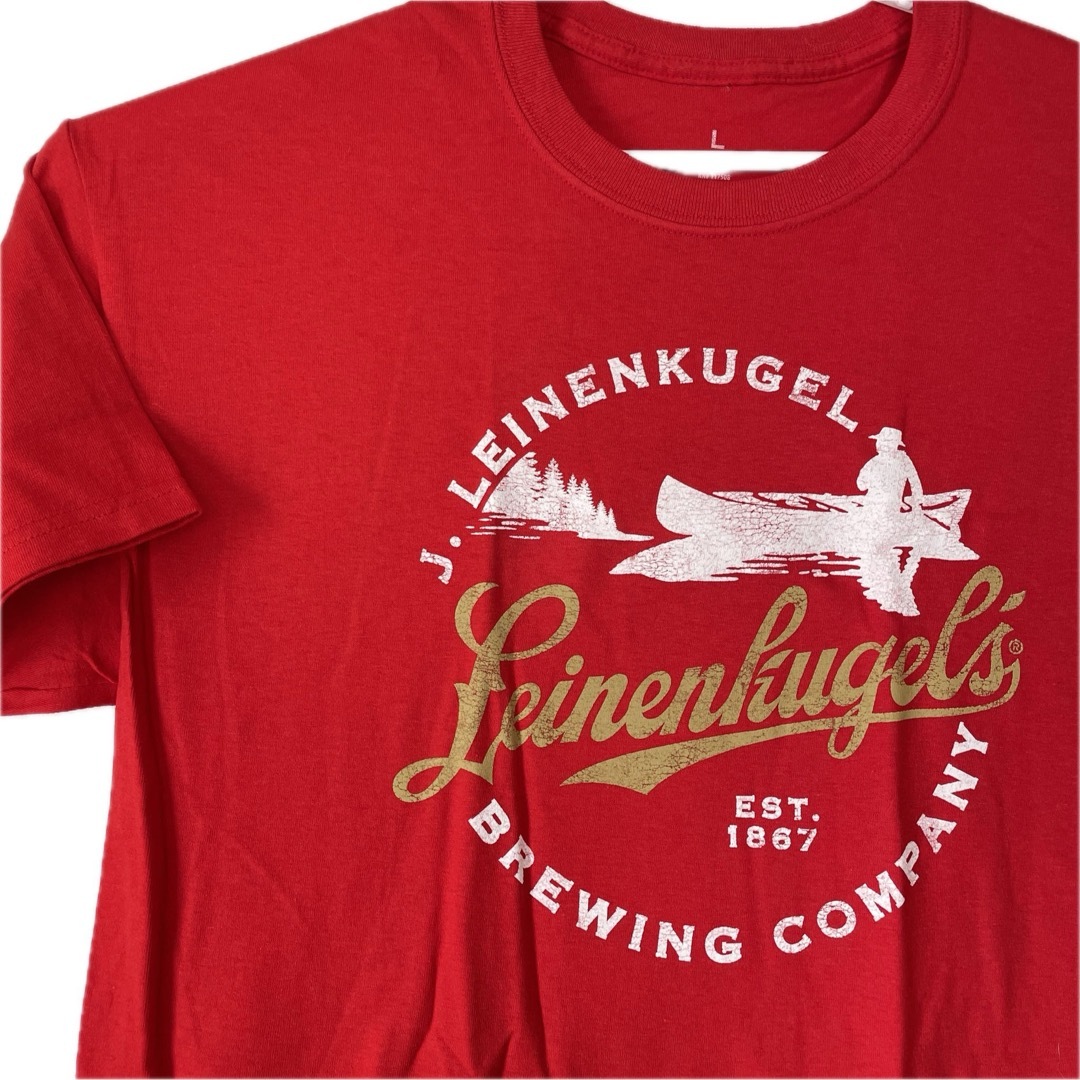 【新品】Leinenkugel's Beer  メンズTシャツ　Lサイズ メンズのトップス(Tシャツ/カットソー(半袖/袖なし))の商品写真