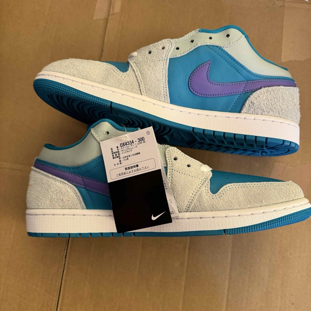 Jordan Brand（NIKE）(ジョーダン)のAIRJORDAN 1 LOW SE "AQUATONE" DX4334-300 メンズの靴/シューズ(スニーカー)の商品写真